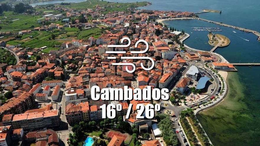 El tiempo en Cambados: previsión meteorológica para hoy, viernes 25 de julio