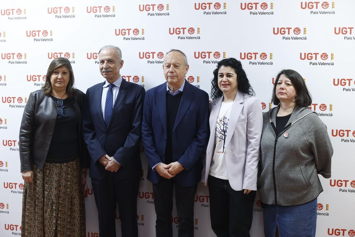Invitados en el congreso de UGT-PV.