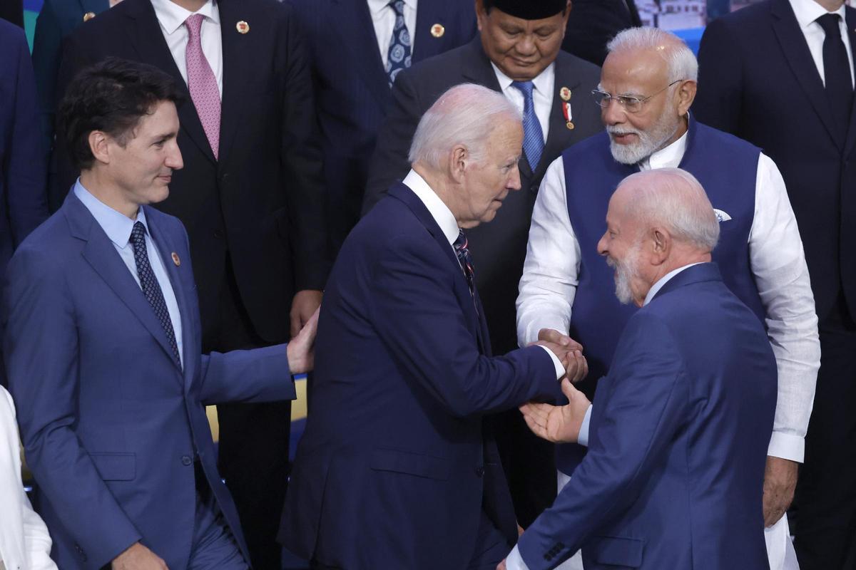 Joe Biden, durante la cumbre del Foro de Cooperación Económica de Asia-Pacífico (APEC).