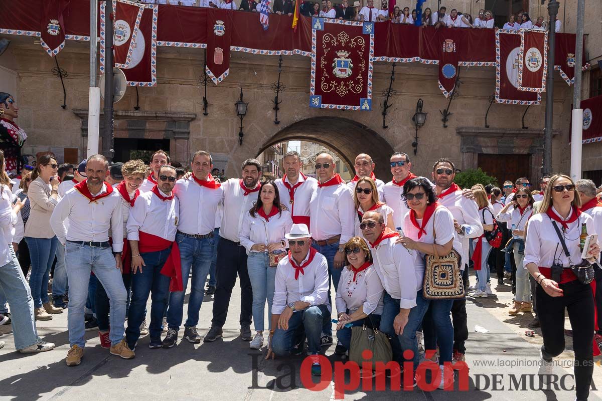 Moros y Cristianos en la mañana del dos de mayo en Caravaca