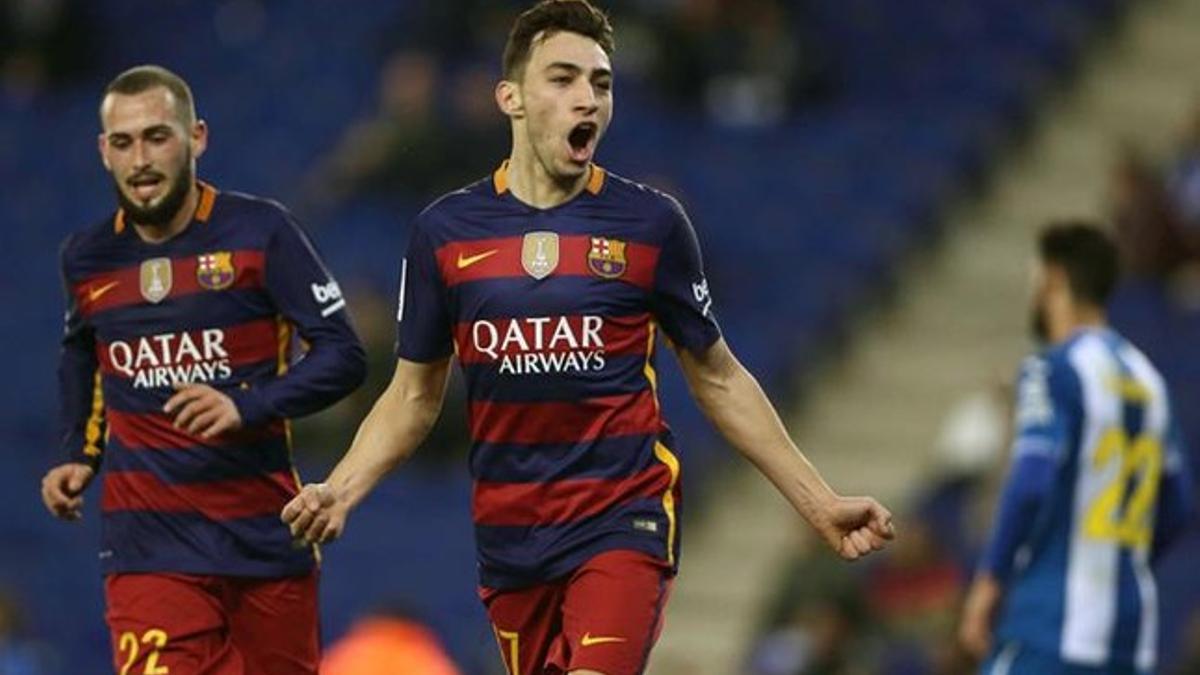 Munir marcó un golazo en Cornellà