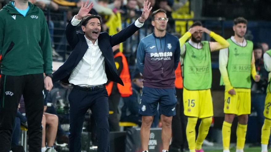 Villarreal-Marsella | Marcelino: «Sumados los dos partidos merecimos más»