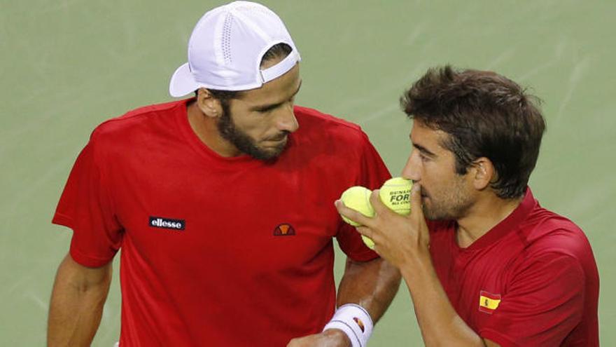 Feliciano y Marc López caen en dobles ante Rumanía