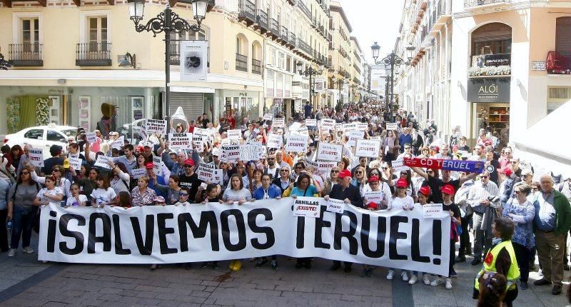 Manifestación: 'Salvemos Teruel'