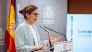 La ministra de Sanidad, Mónica García.