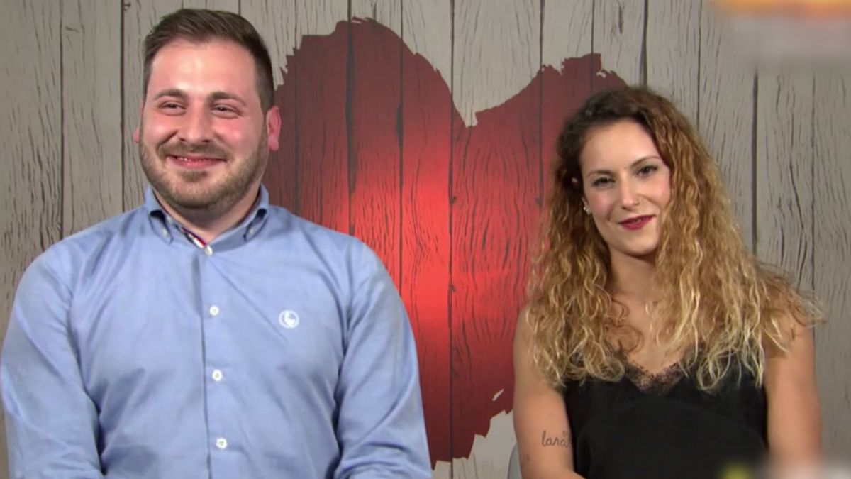 Gabriel y Cristina en 'First Dates'