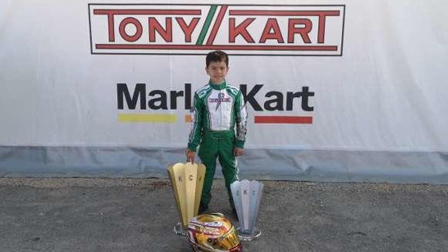 Christian Costoya inicia el campeonato valenciano con dos podios en Chiva