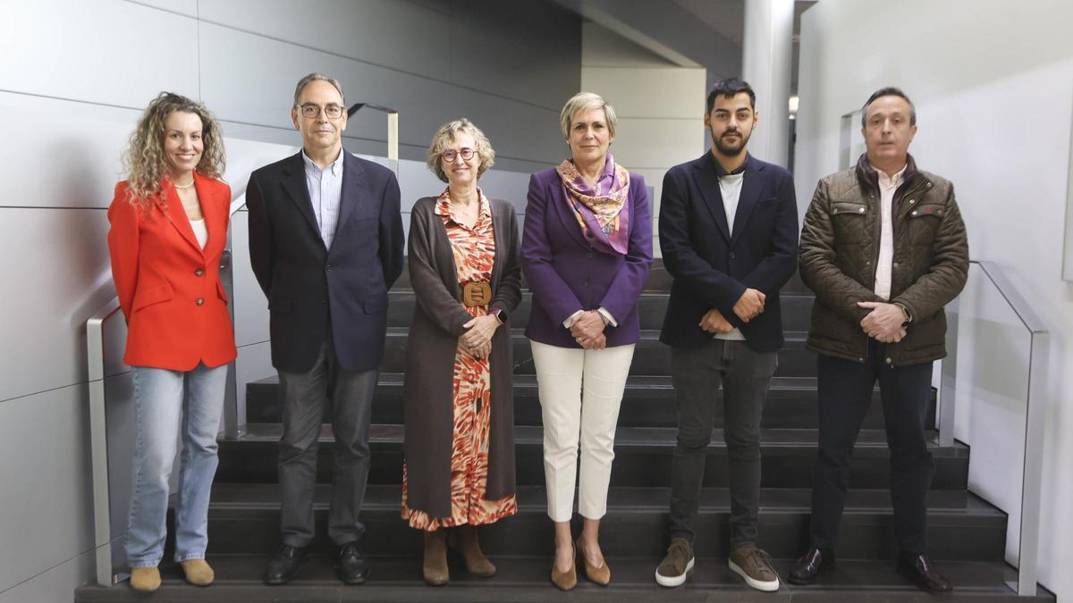 Silvia Tomás, Carlos Baixauli, Constanza Rubio Michavila, Inmaculada Marco Ginestar, Ricard Aguilar y José Luis Zaragozá.