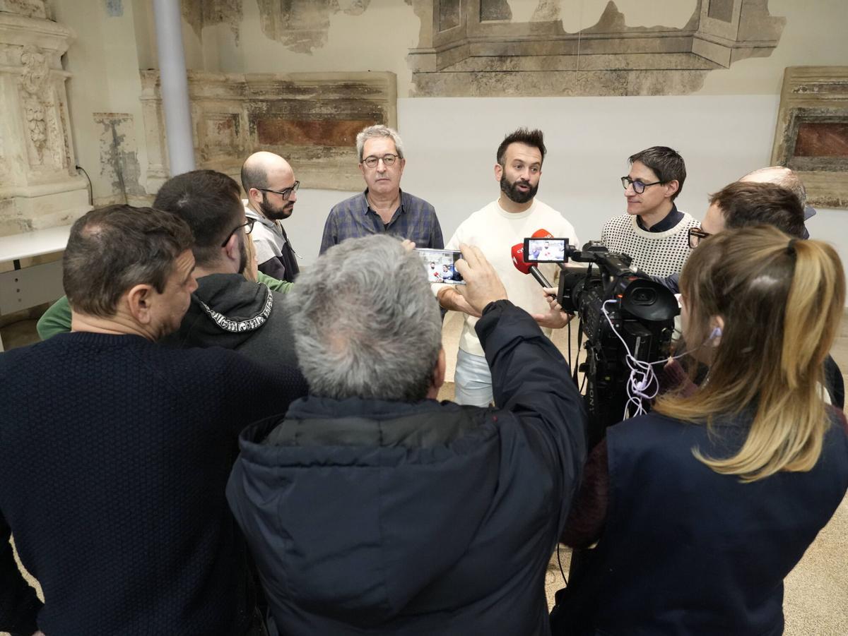 Presentación de las actividades y el tobogán de Navidad