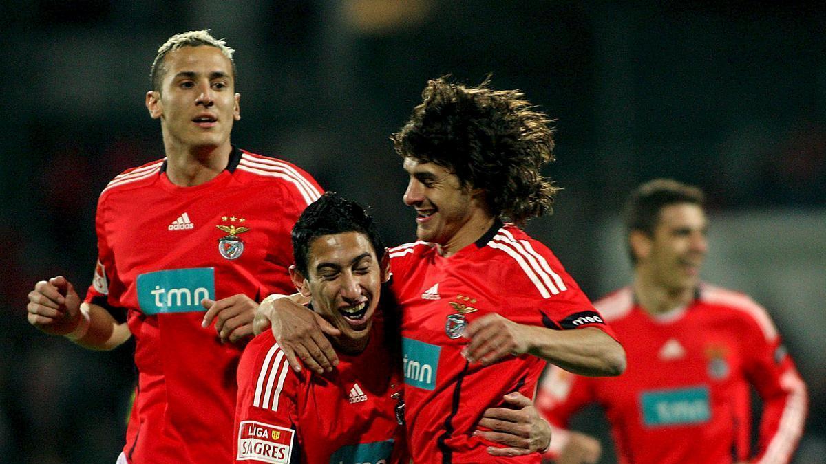 Pablo Aimar coincidió con David Luiz en el Benfica de 2008 a 2011.