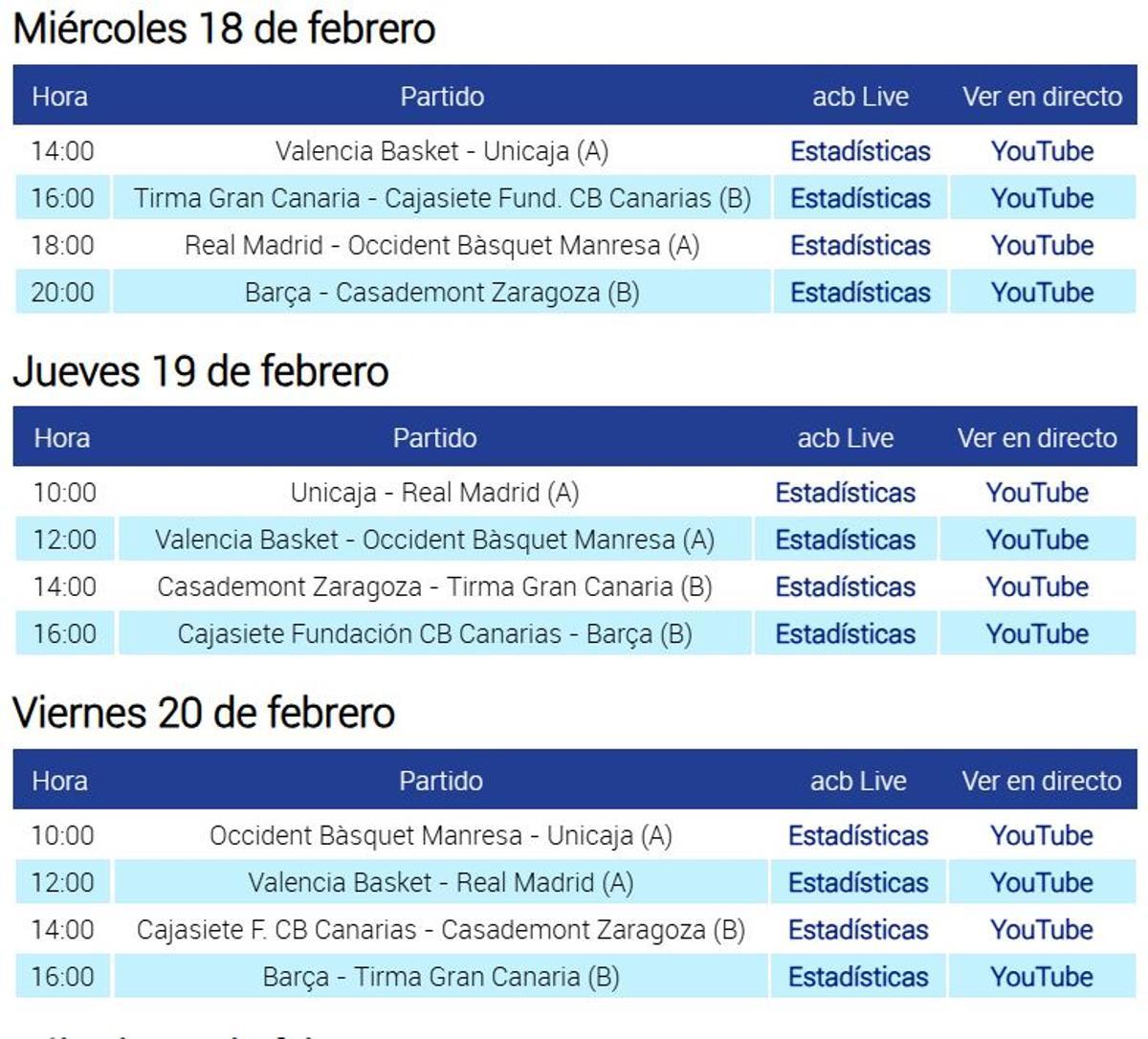 Calendario