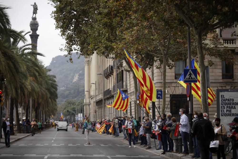 Manifestacions a Barcelona contra la visita del rei Felip VI