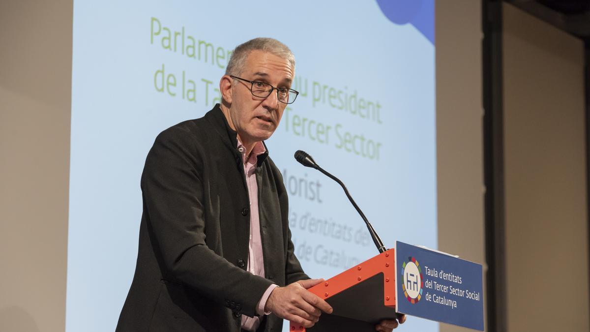 Enric Morist, president de la Taula d’Entitats del Tercer Sector