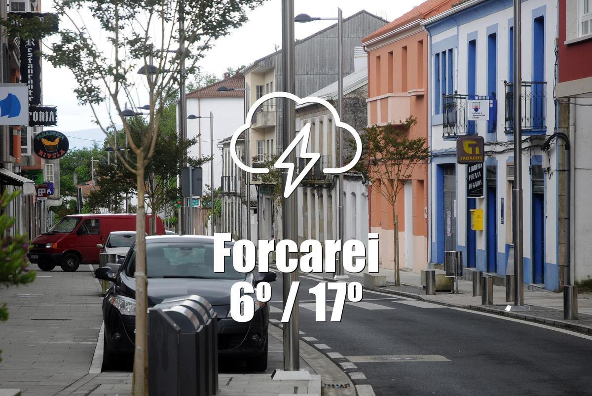 El tiempo en Forcarei: previsión meteorológica para hoy, jueves 7 de mayo