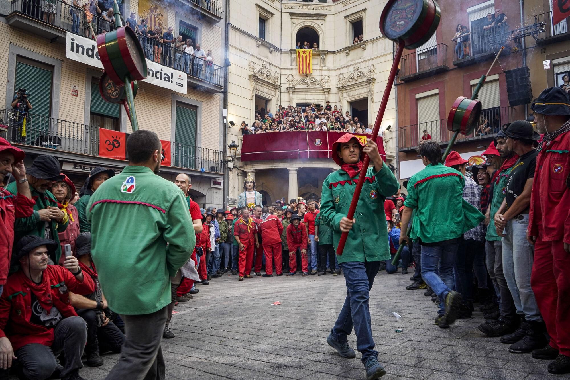 Així s'ha viscut el passacarrers de Patum de dissabte