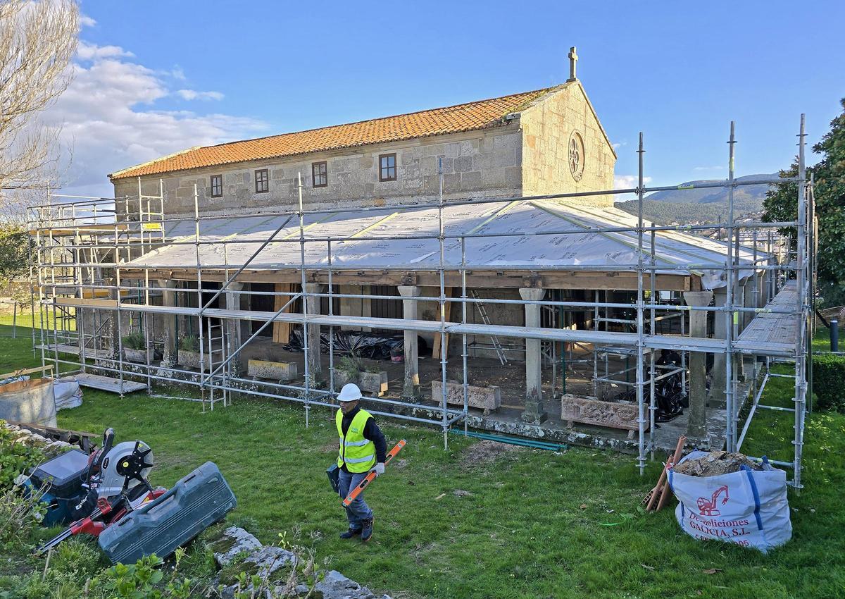 La restauración de la capilla.