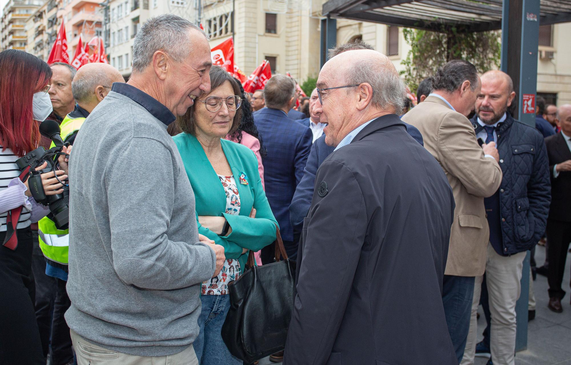 Concentración para reclamar una financiación justa para la provincia de Alicante