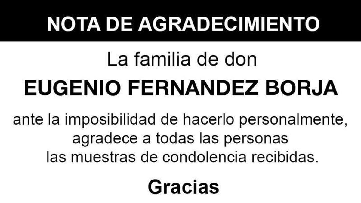 Nota Eugenio Fernandez Borja