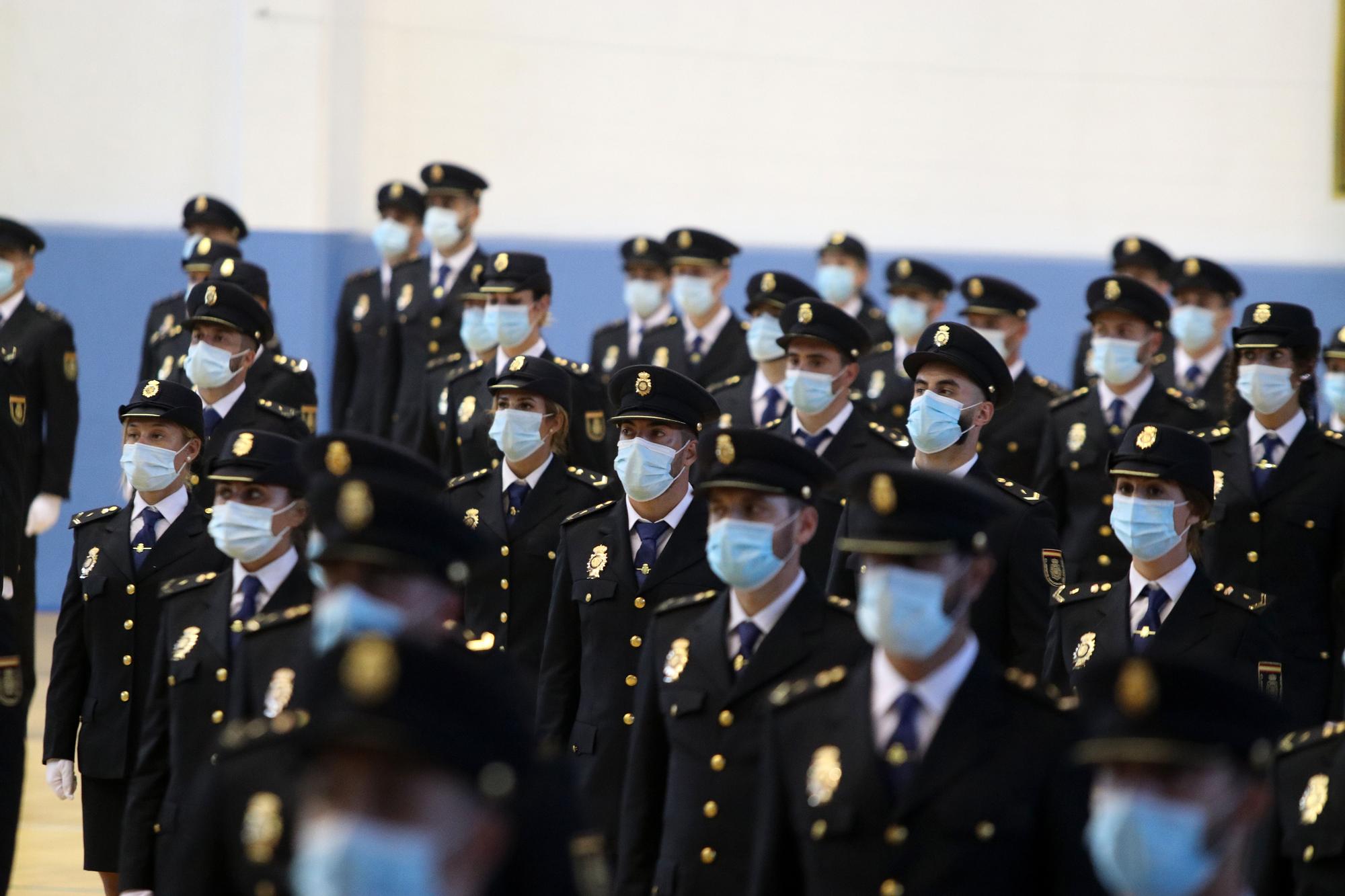 Presentación de 205 nuevos agentes de la Policía Nacional en Málaga