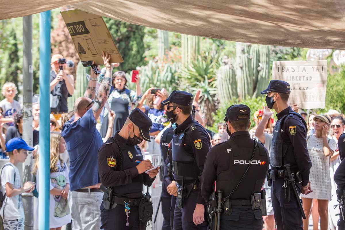 Manifestación Ibiza Respira en Ibiza