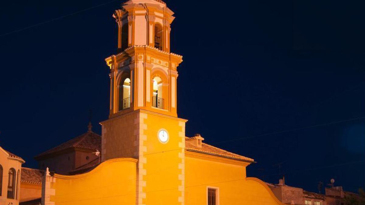 Iglesia Nuestra Señora del Rosario de Bullas, en el cartel de Ferrero Rocher