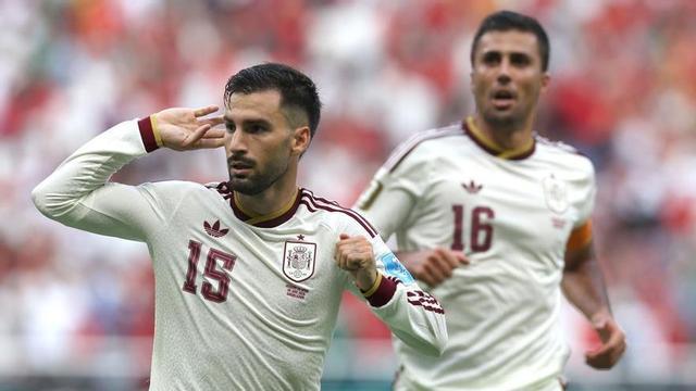 Álex Baena d’Espanya celebra un gol aquest divendres, previ a un partit del grup H del Mundial de la FIFA 2026 entre l’Uruguai i Espanya a l’estadi Akron a Guadalajara (Mèxic).