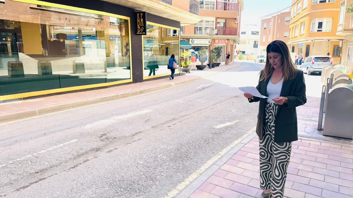 Rosa Medina en la calle 'Fajardo el Bravo'.