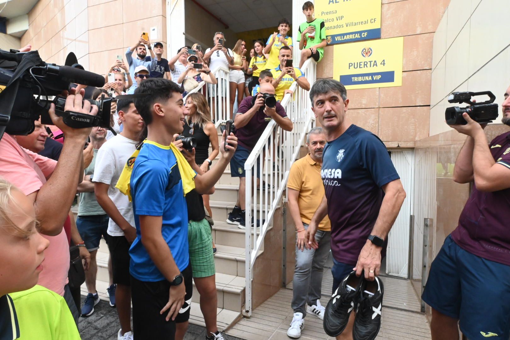 Galería | Las mejores imágenes del primer entrenamiento de Pacheta con el Villarreal