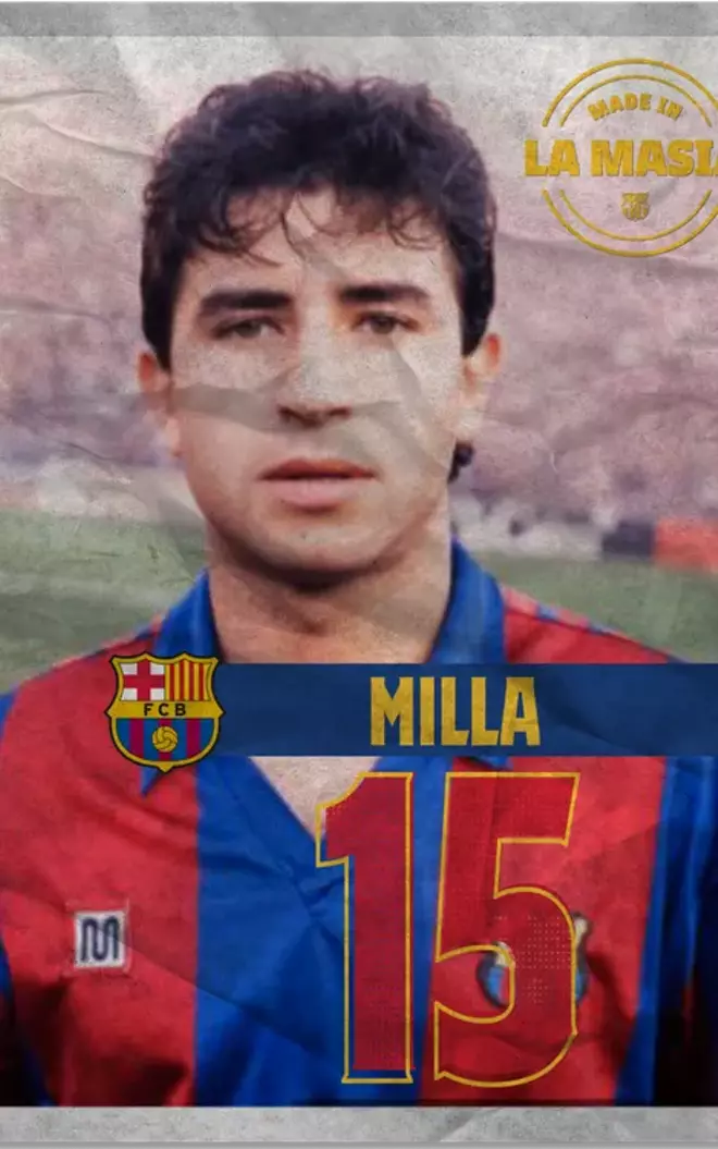 21. Luis MILLA 9/9/84. Debut en Liga FCB – Zaragoza 1984-85. 79 Partidos oficiales