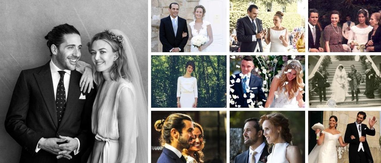 Estas fueron algunas de las bodas de postín que se celebraron en Galicia