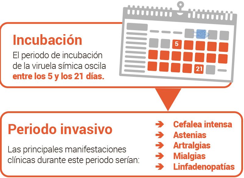 Gráfico sobre la viruela del mono.