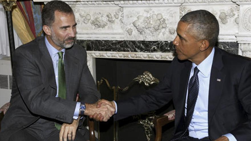 Felipe VI y Obama, en Nueva York en 2013.