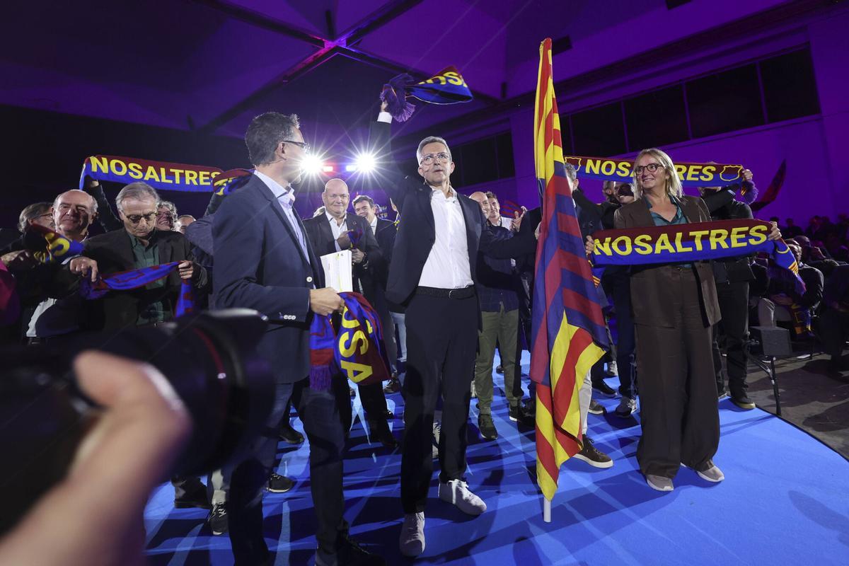 Acto de presentación de 'Nosaltres' la candidatura liderada por Víctor Font