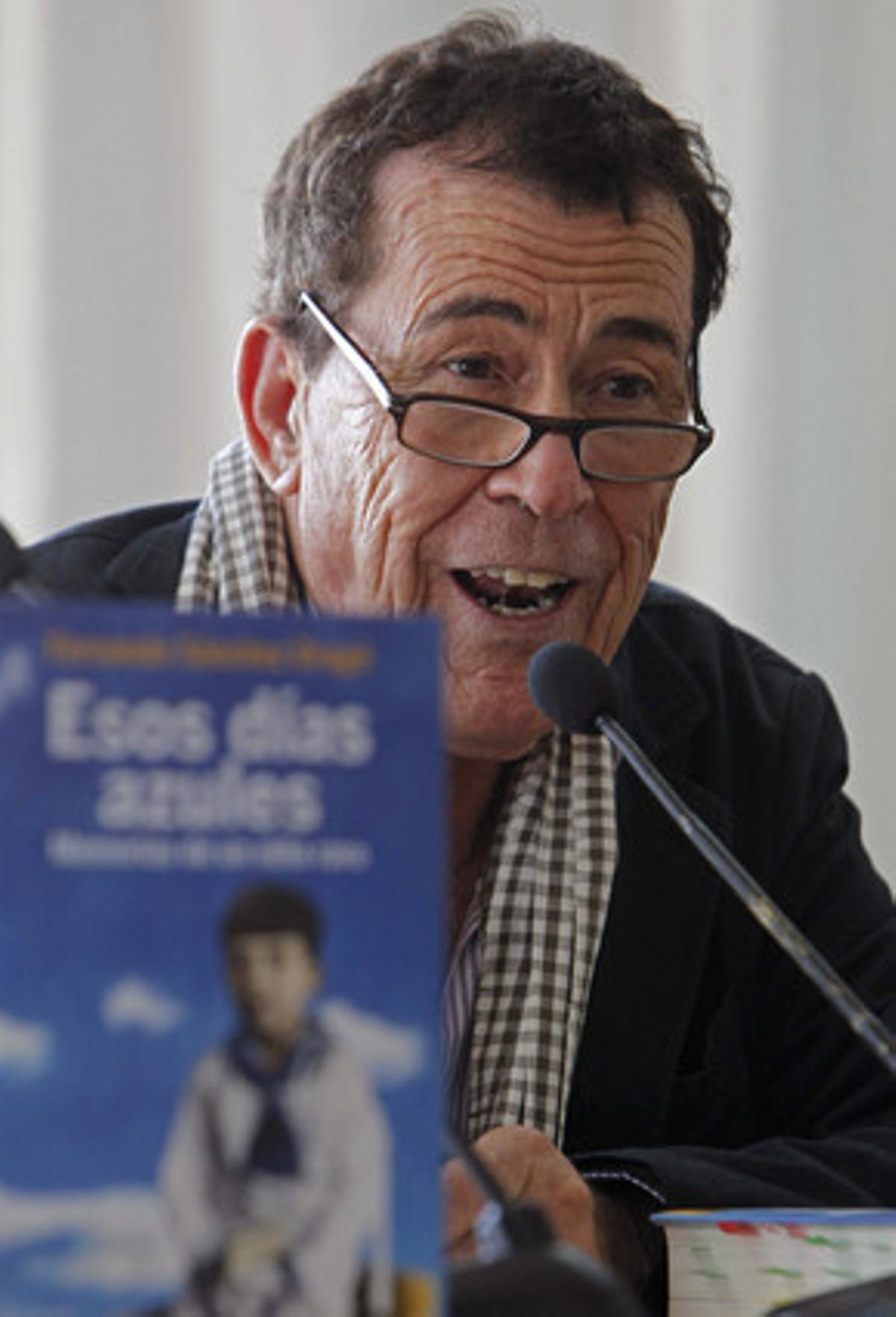 Fernando Sánchez Dragó, en la presentació del seu nou llibre. Fernando Sánchez Dragó, en la presentació del seu nou llibre.