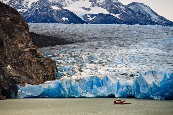 Entre glaciares chilenos.