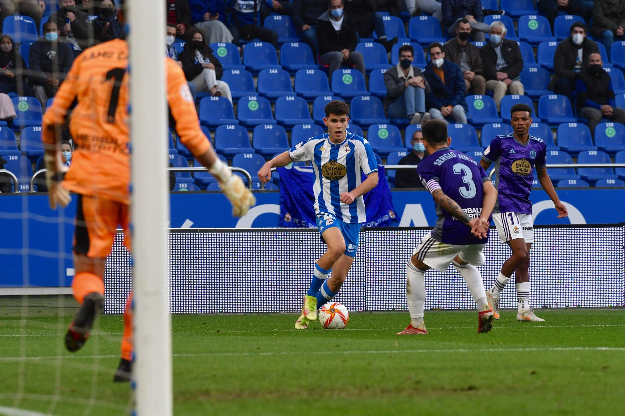 El Dépor le gana 3-0 al Valladolid Promesas