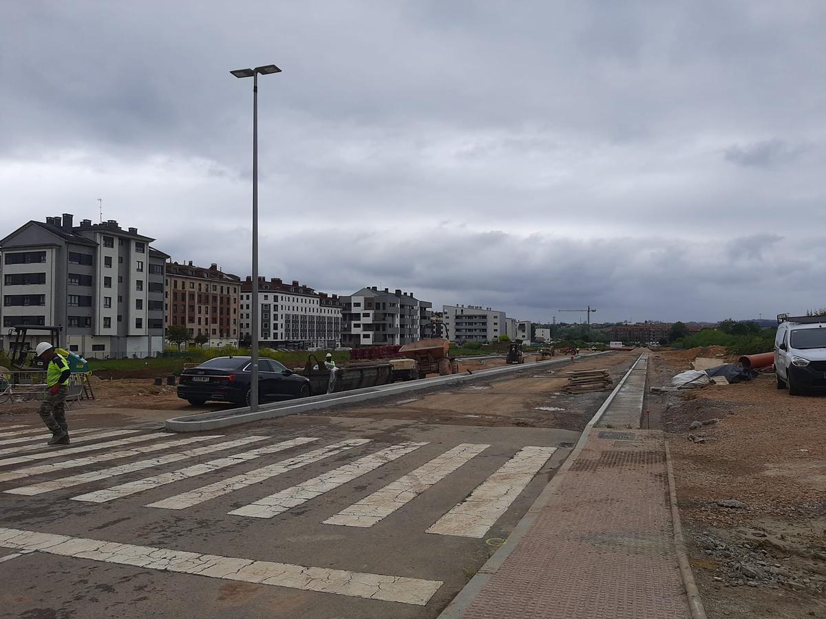 Los viales, en proceso de urbanización