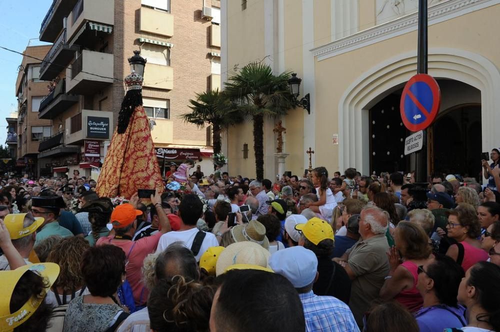 Romería de la Virgen de la Fuensanta: Paso por San