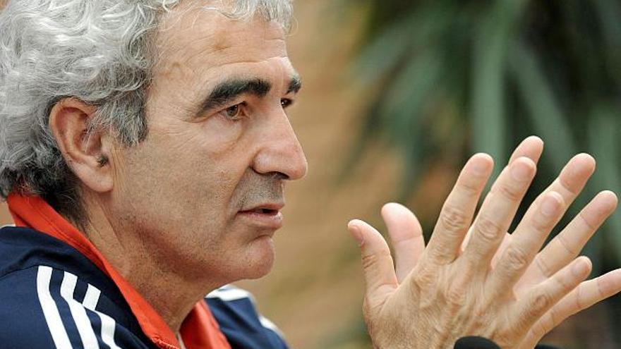 El seleccionador nacional de Francia Raymond Domenech.