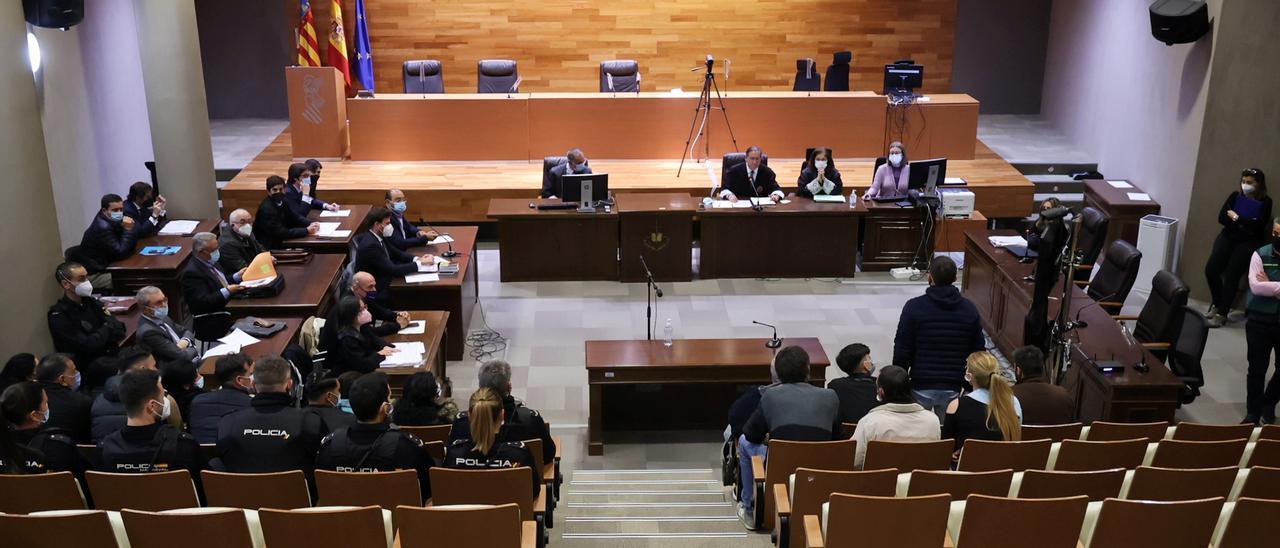 La lectura del acuerdo se realizó en la Ciudad de la Justicia.