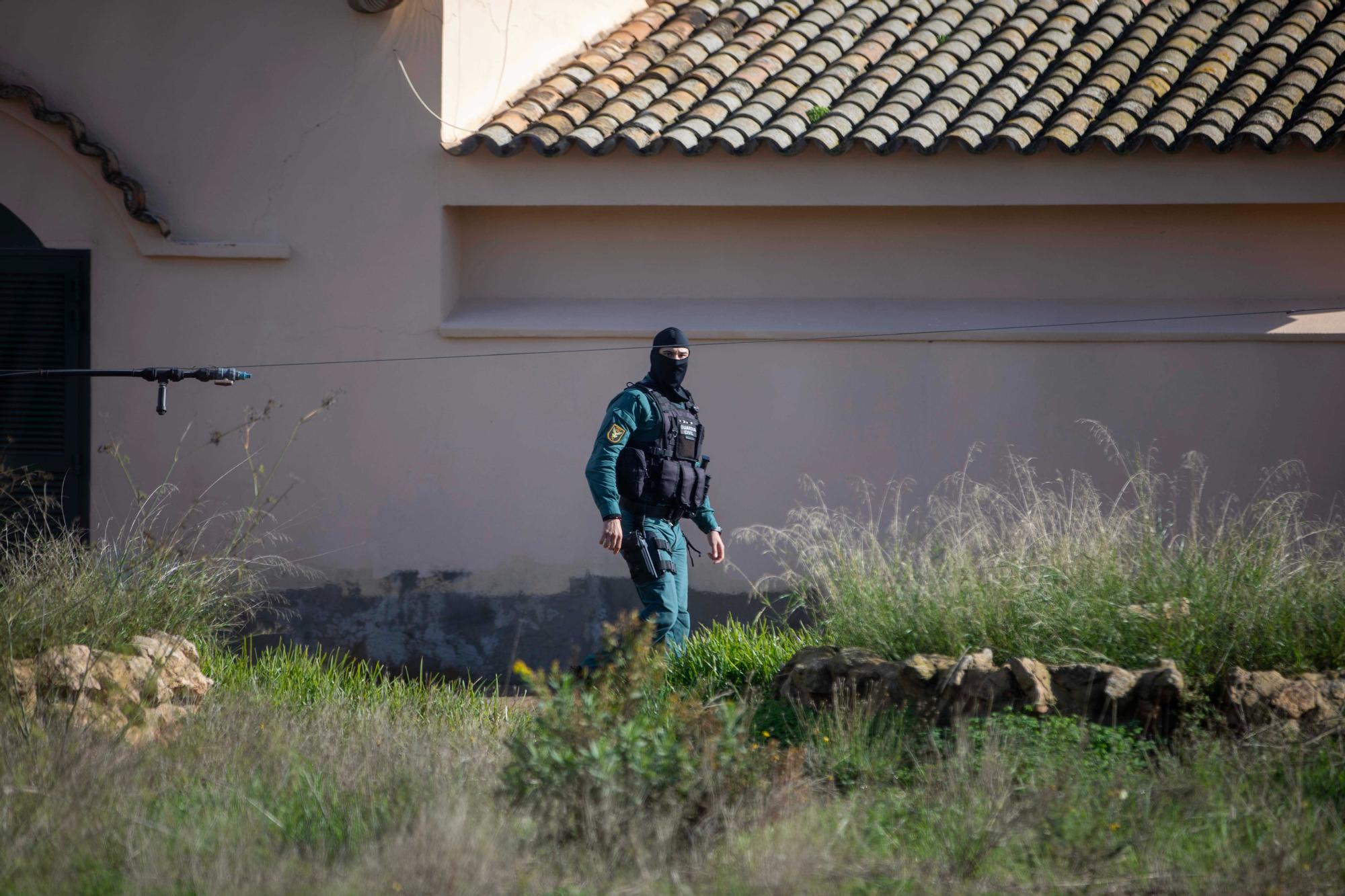 Siete detenidos en la redada contra la droga y el maltrato animal en Son Malferit