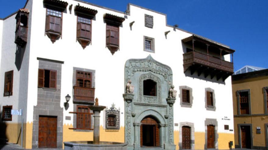 Fachada del Museo Casa de Colón, en Vegueta.