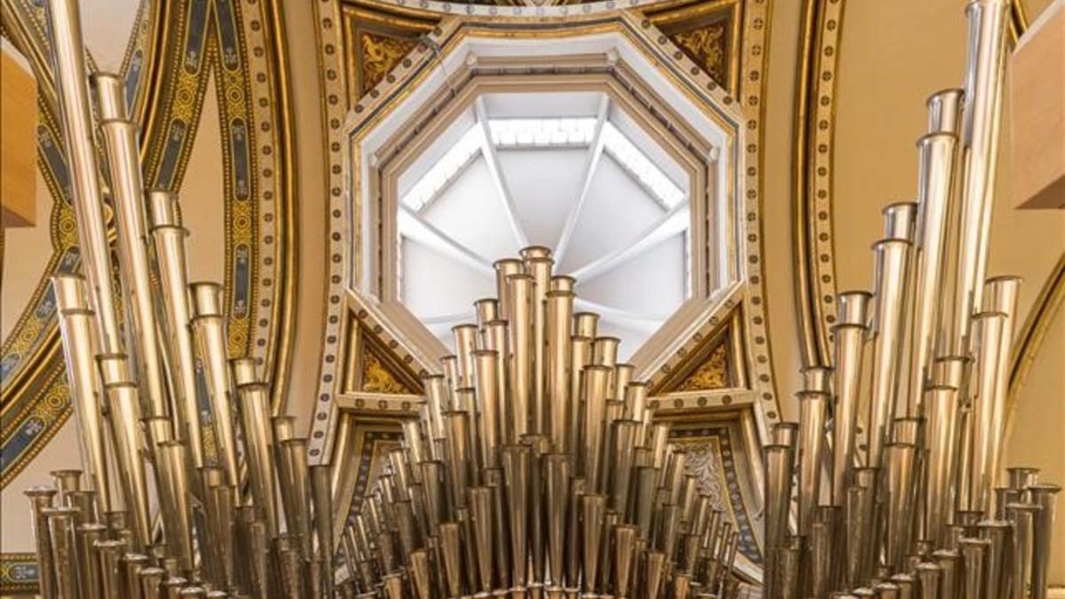 El órgano de la basícula de Montserrat.