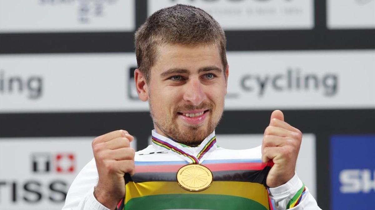 Sagan, orgulloso de su tercer oro consecutivo en el Mundial