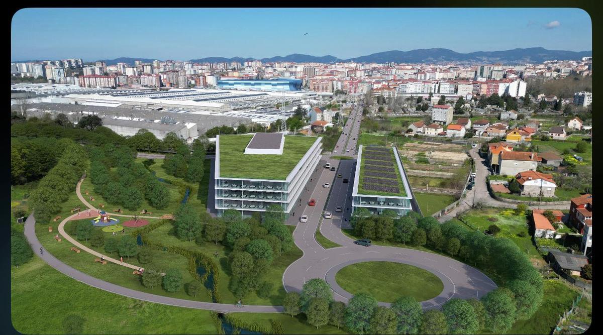 Vista del resultado final de la ampliación.