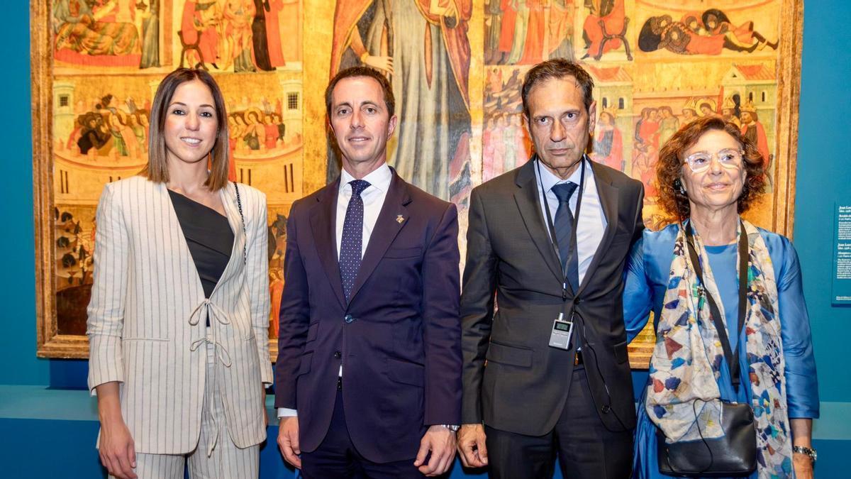 El presidente del Consell, Llorenç Galmés, y la vicepresidenta y consellera de Cultura y Patrimonio, Antònia Roca, han asistido al acto inaugural