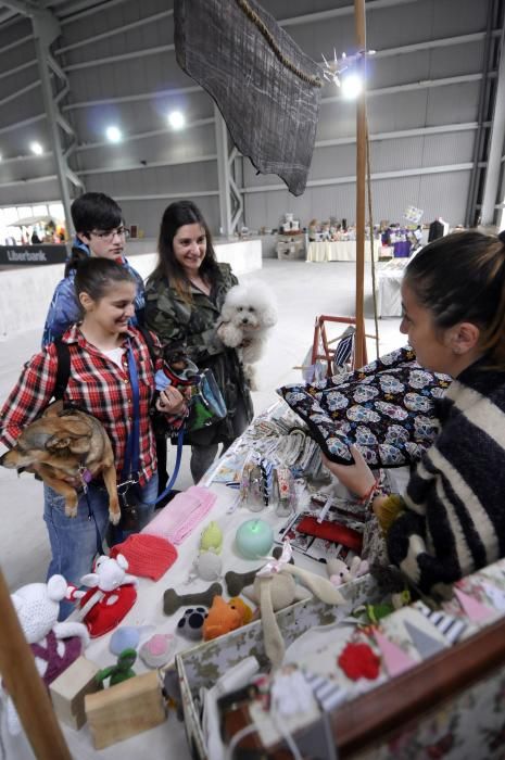 Desfile en la feria de la mascota de Santullano