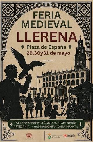 Cartel del Mercado Medieval de Llerena 2026.