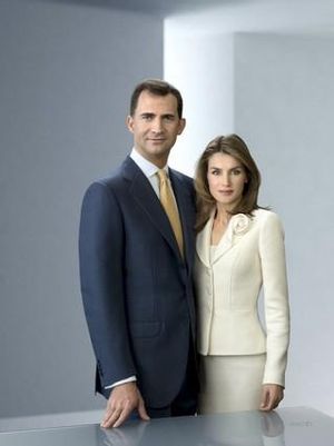 Els Príncep d’Astúries, en una imatge oficial de la Zarzuela del 2010.