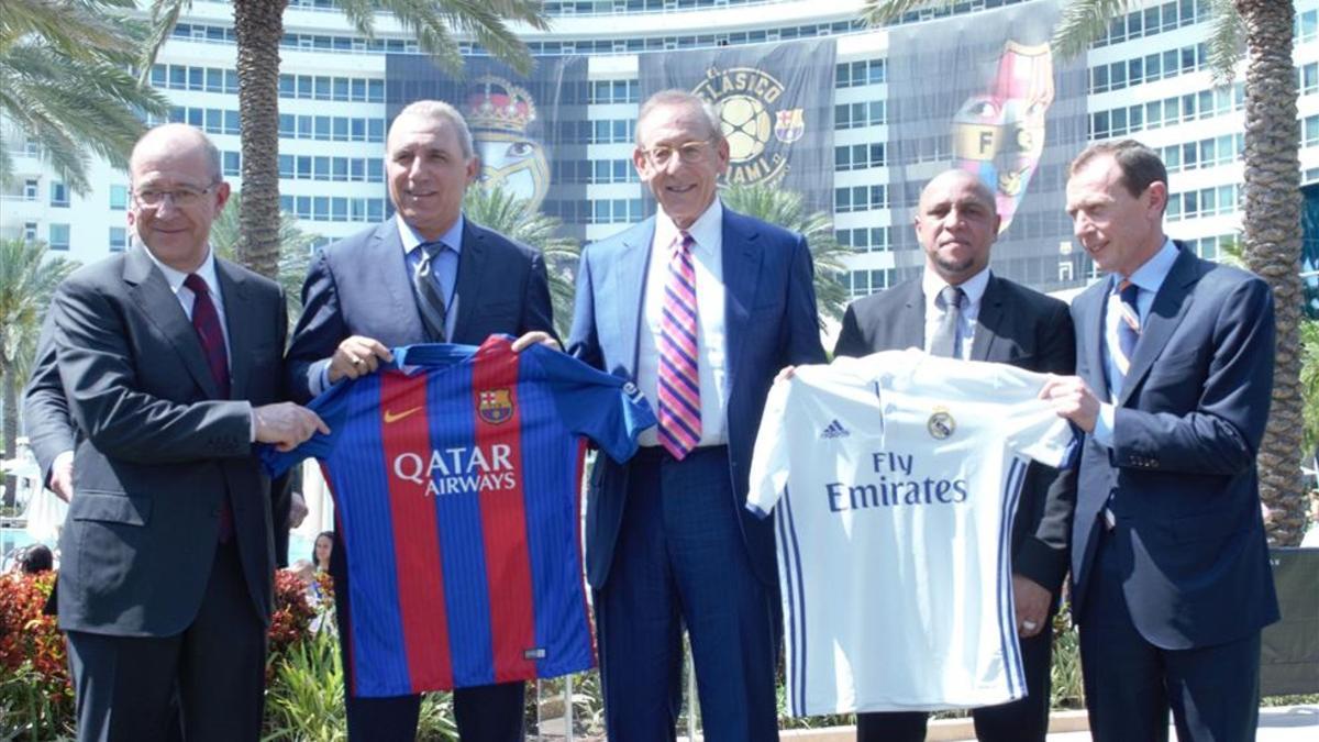 El Barça ya se desplazó a Miami para presentar el clásico ante el Real Madrid